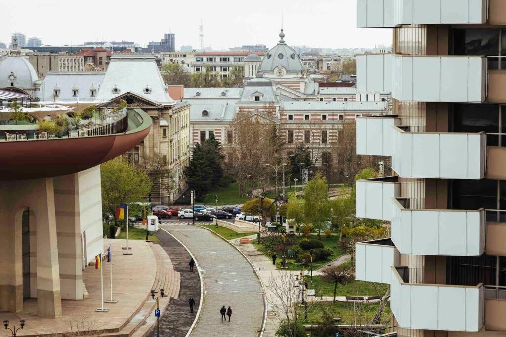 Stunning Views 2Br Intercontinental Flat Apartment Bucharest Exterior photo